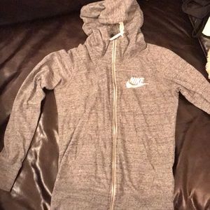 Small heathered grey Nike hoodie